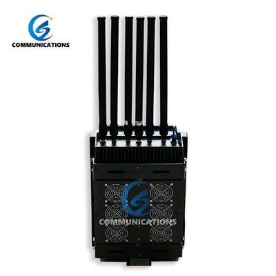 شراء نظام الكشف عن الطائرات بدون طيار محمول 2.4G 5.8G 1.5G 900M معدات الدفاع ضد الإشارة online manufacture