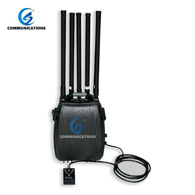 900 ميغا هرتز 1.2G 1.5G 2.4G 5.2G 5.8G نظام الدفاع عن جهاز الكشف عن إشارات الطائرات بدون طيار مع 6 هوائيات